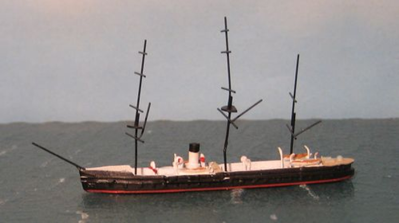 Cruiser "General Admiral" (1 p.) RUS 1875 Hai 921